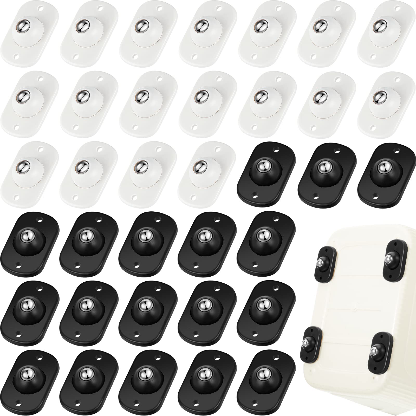 Honoson Self Adhesive Caster Wheels - Easy Furniture Moving -12