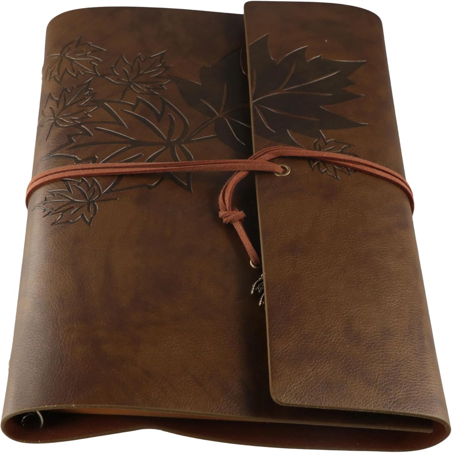 HURUMA Leather Bound A5 Notebook for Stationery Fans Refillable Travel Journal Blank Sketchbook for Diary Writing Drawing Art Supplies