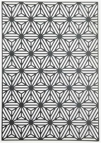 Vista 97 de DzIxY Geometría Fondo Plástico Carpetas de grabación en relieve para tarjetas Suministros DIY Papel 3D Scrapbook Plantillas Álbum Artesanía