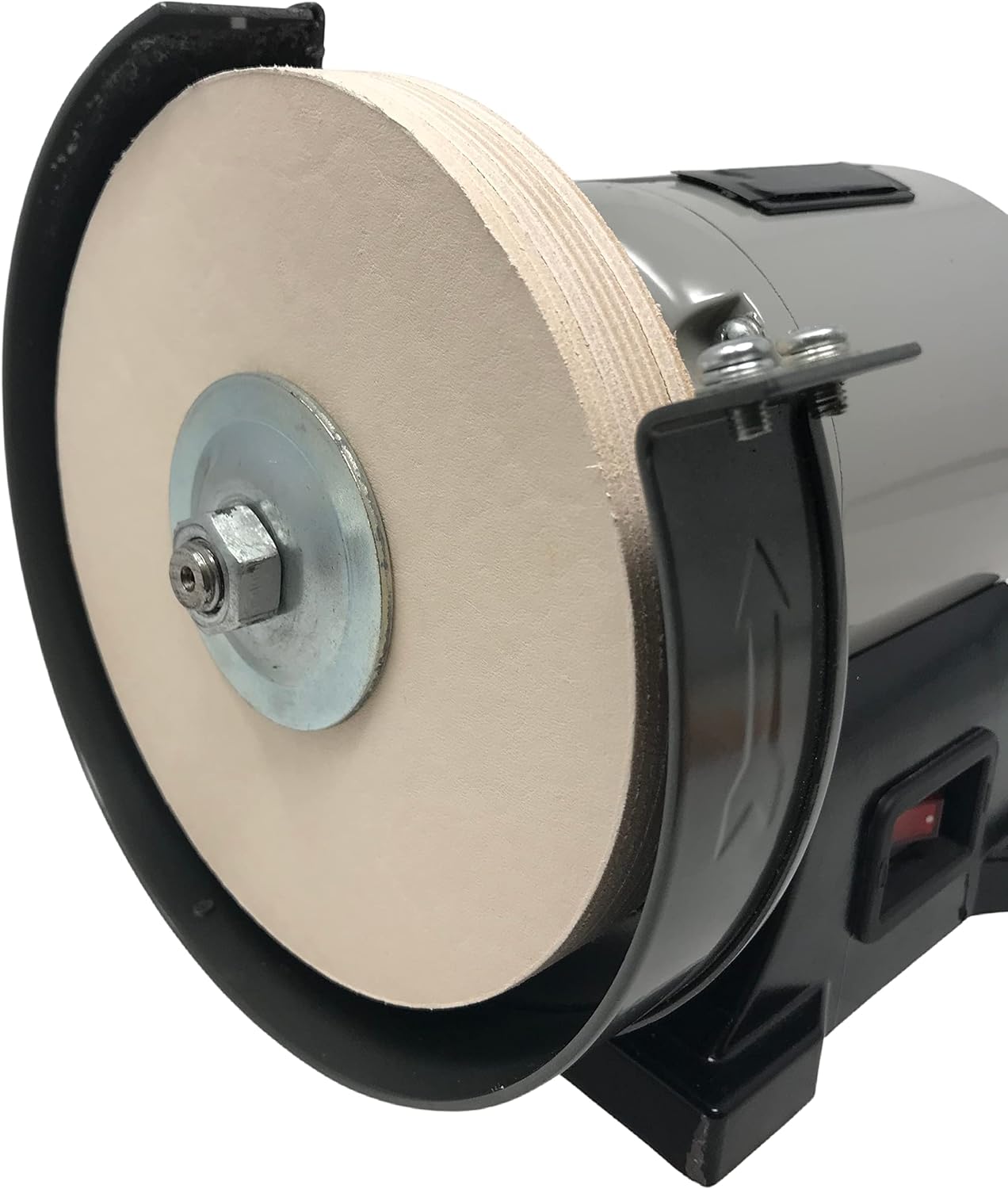 6" Pro Sharpening Supply Leather Honing Wheel Fits 6 in. Bench Grinders and Polishers