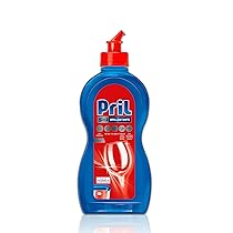 Pril 5in1 Brillantante Liquido per Lavastoviglie (500ml), Per una brillantezza superiore e un’extra asciugatura anche della plastica