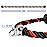 Yes4All Deluxe 36 Red & Black Tricep Rope with Carabiner, Exercise Machine Attachments, Pulley System Pull Down Rope, LAT Cable Attachment for Row Machine & Cable Machine