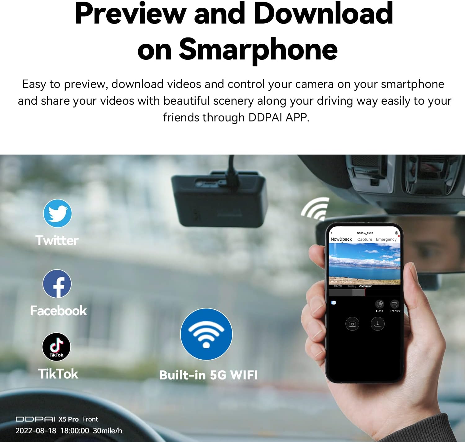Dobbelt lagring, dobbelt garanti med understøttelse af 32G eMMC og 128G TF-kort