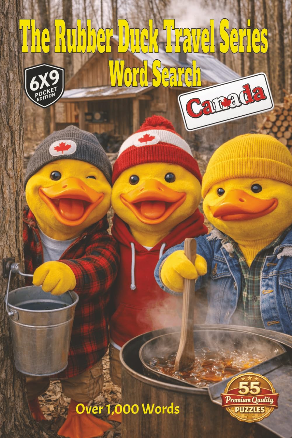 The Rubber Duck Travel Series Word Search: Canada: From Hockey Nights to Cottage Evenings to Poutine, Salmon, and Maple Syrup in an Easy Word Search Journey Through Canadian Life with Over 1,000 Words