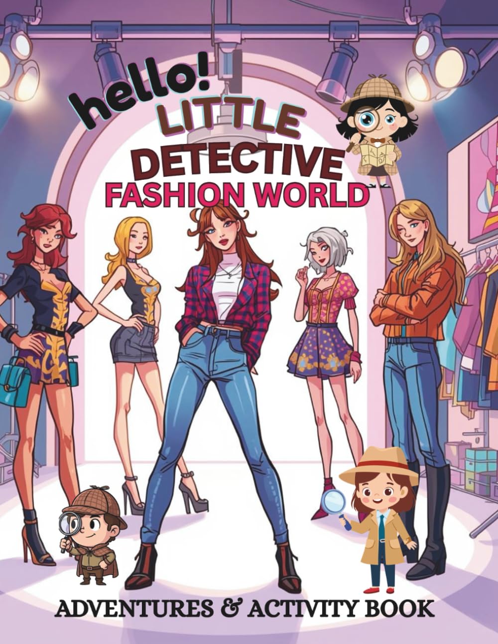 Hello little detective: Fashion world: Adventures & activity book