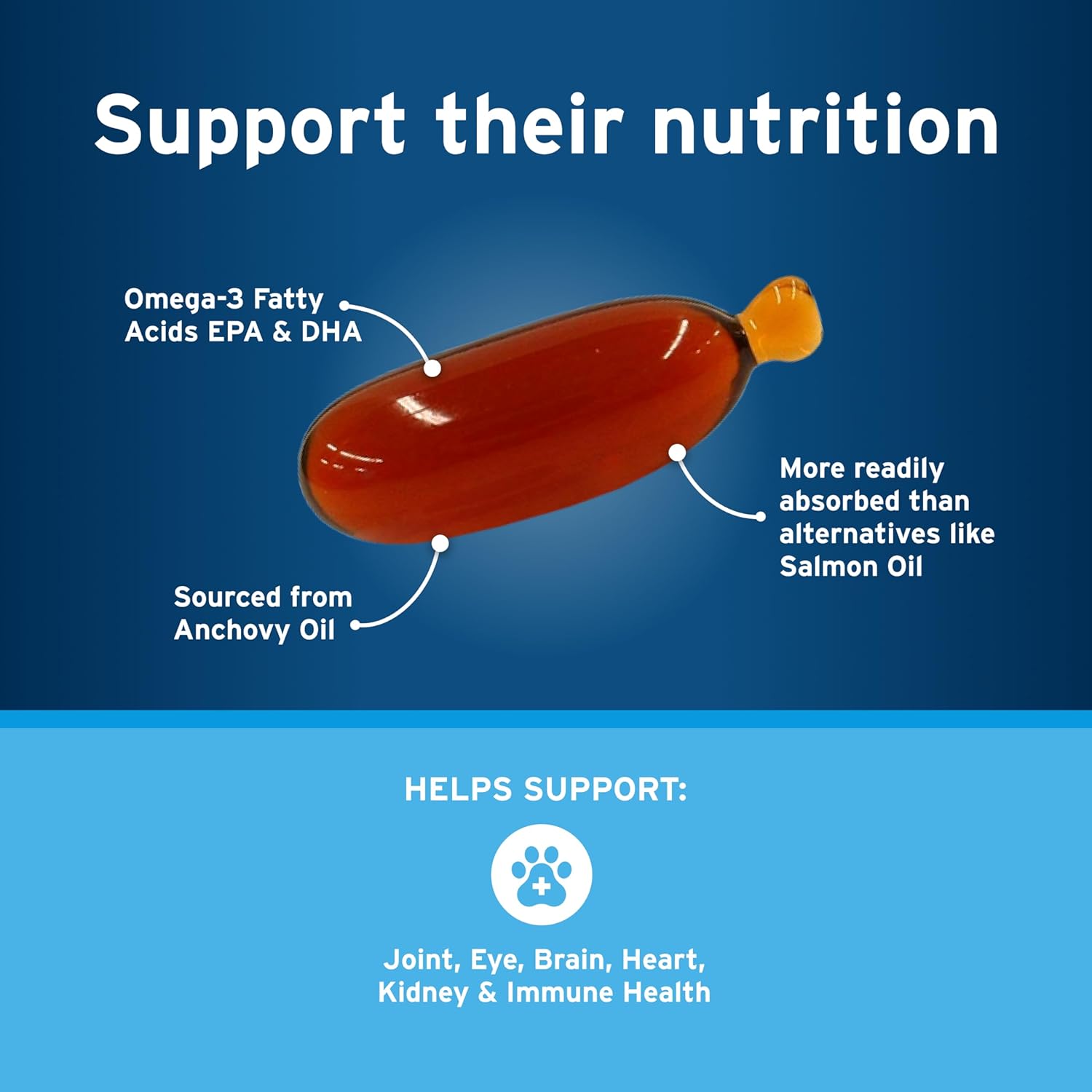 Bundle of Advantage XD Large Cat Over 9lbs. + Pet Protect Omega 3 Supplement for Small Dogs & Cats | 60 Capsules