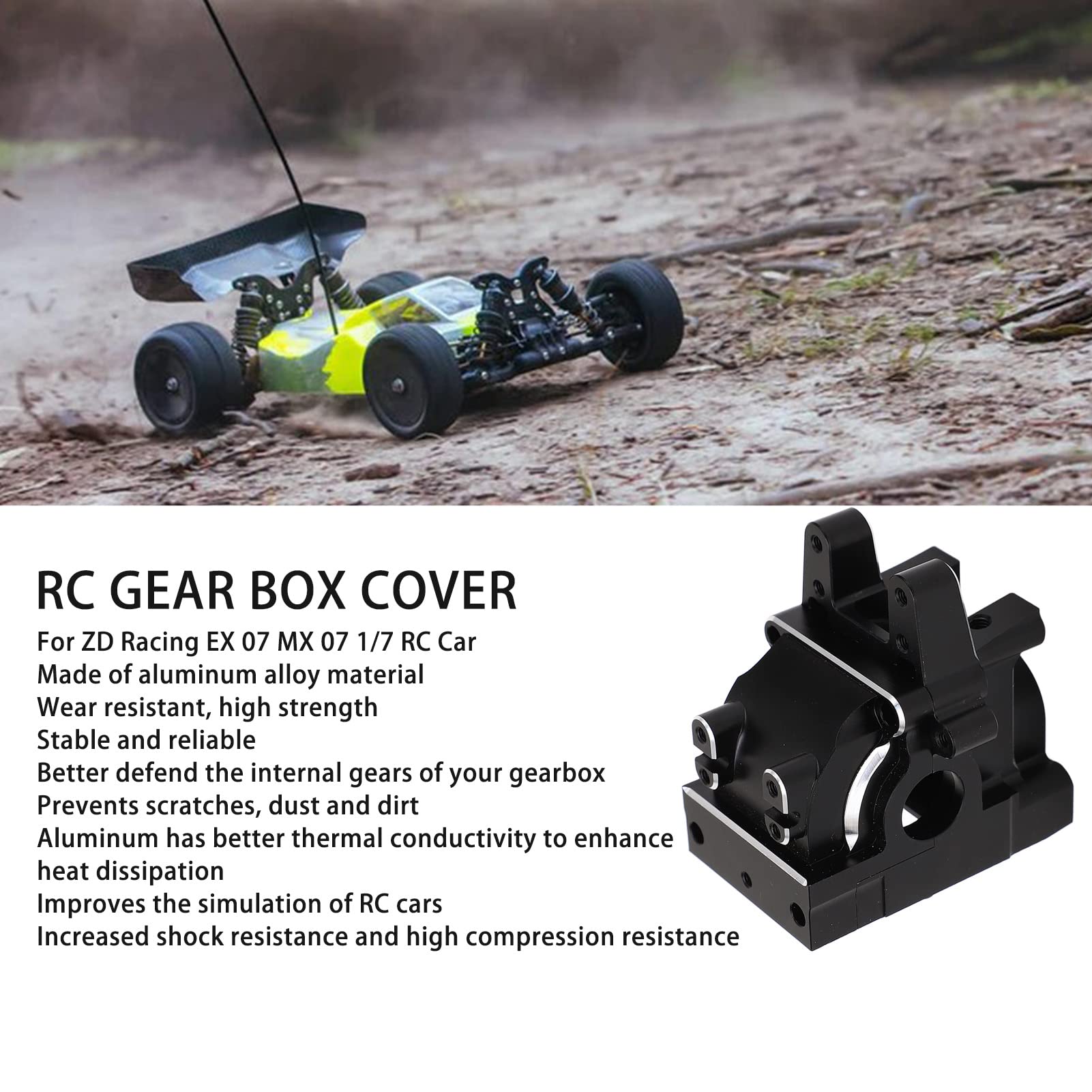 Amazon | ディファレンシャルギアボックスハウジングカバー、RC