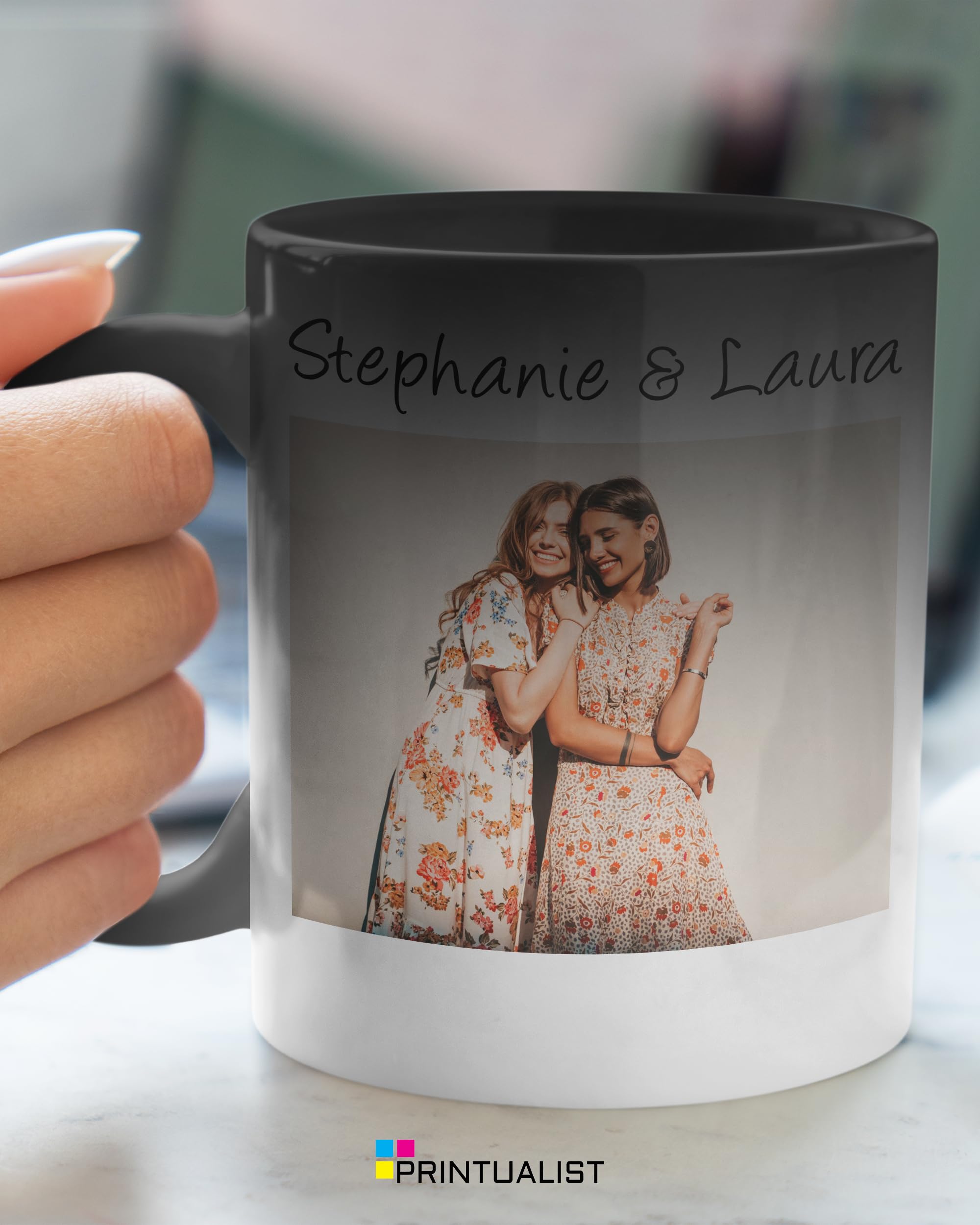 Taza Mágica Personalizada Que Cambia De Color - Taza De Café De 11 Onzas Con Sensibilidad Al