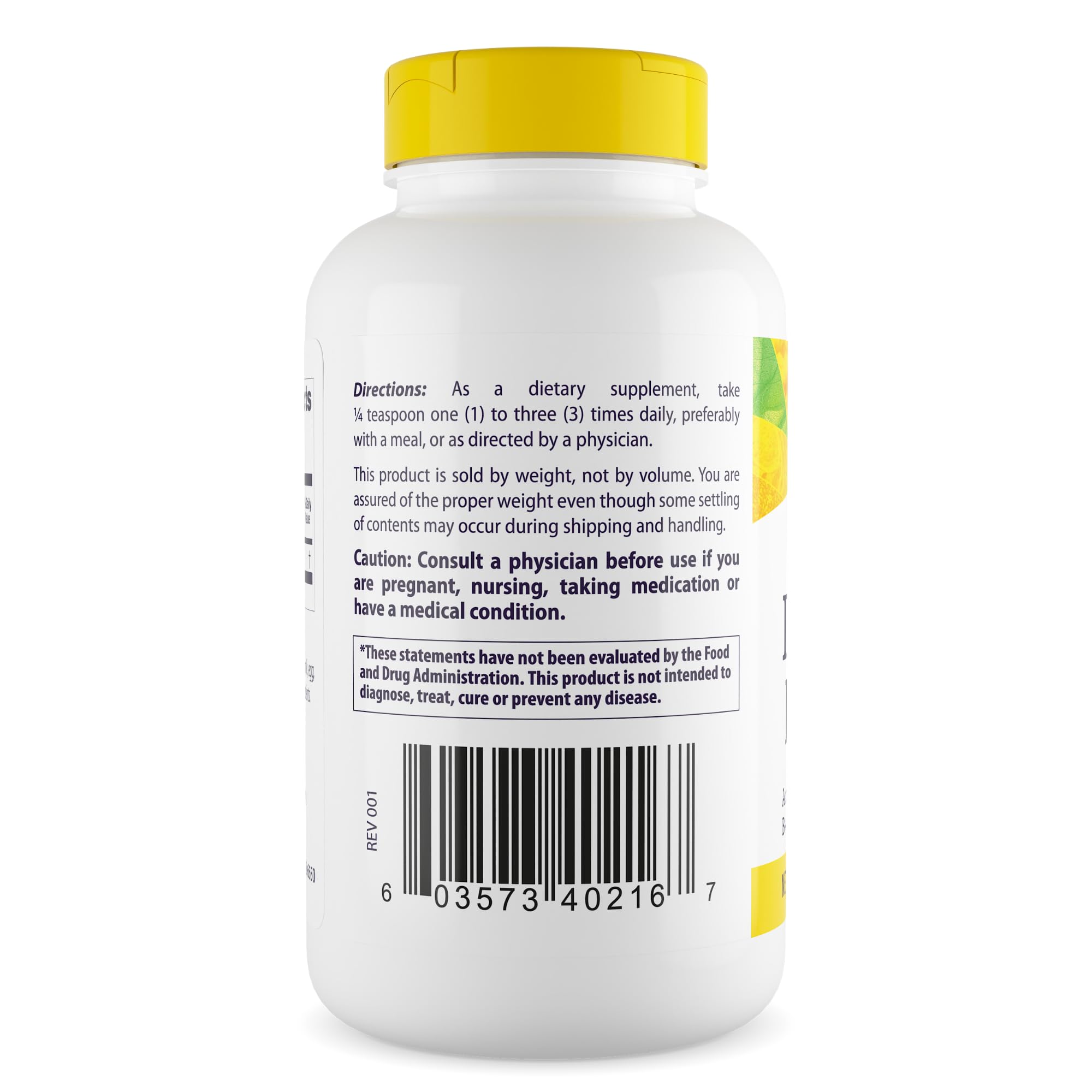 Healthy Origins Inositol Powder, Vitamin B8, 454g (16 Oz) — Amazon image 3