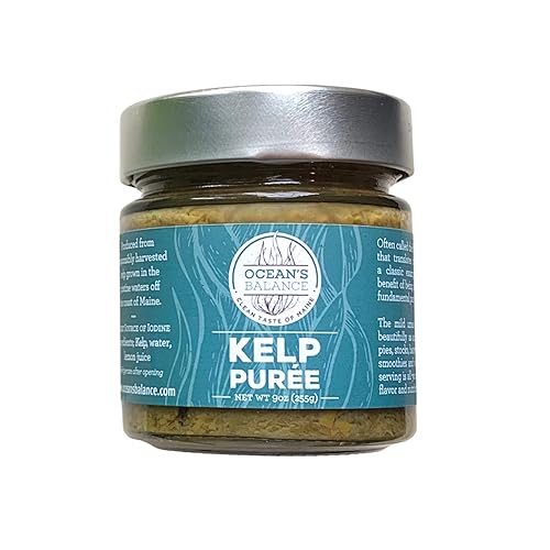 Ocean Balance - Puré de algas marinas con jugo de limón, vitaminas y minerales de algas orgánicas de la costa de Maine Coast, ideal para dietas de