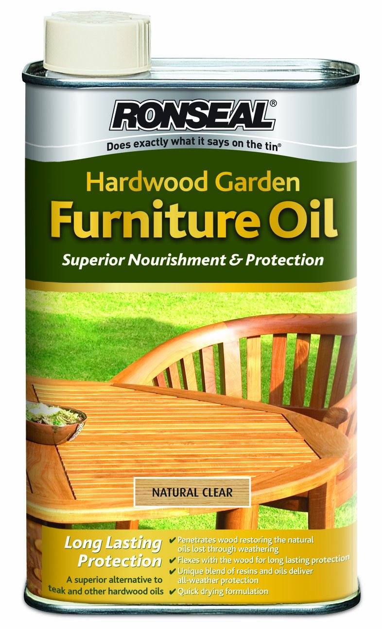 Ronseal Natural Oak Hfono1l 1L Hardwood Furniture Oil