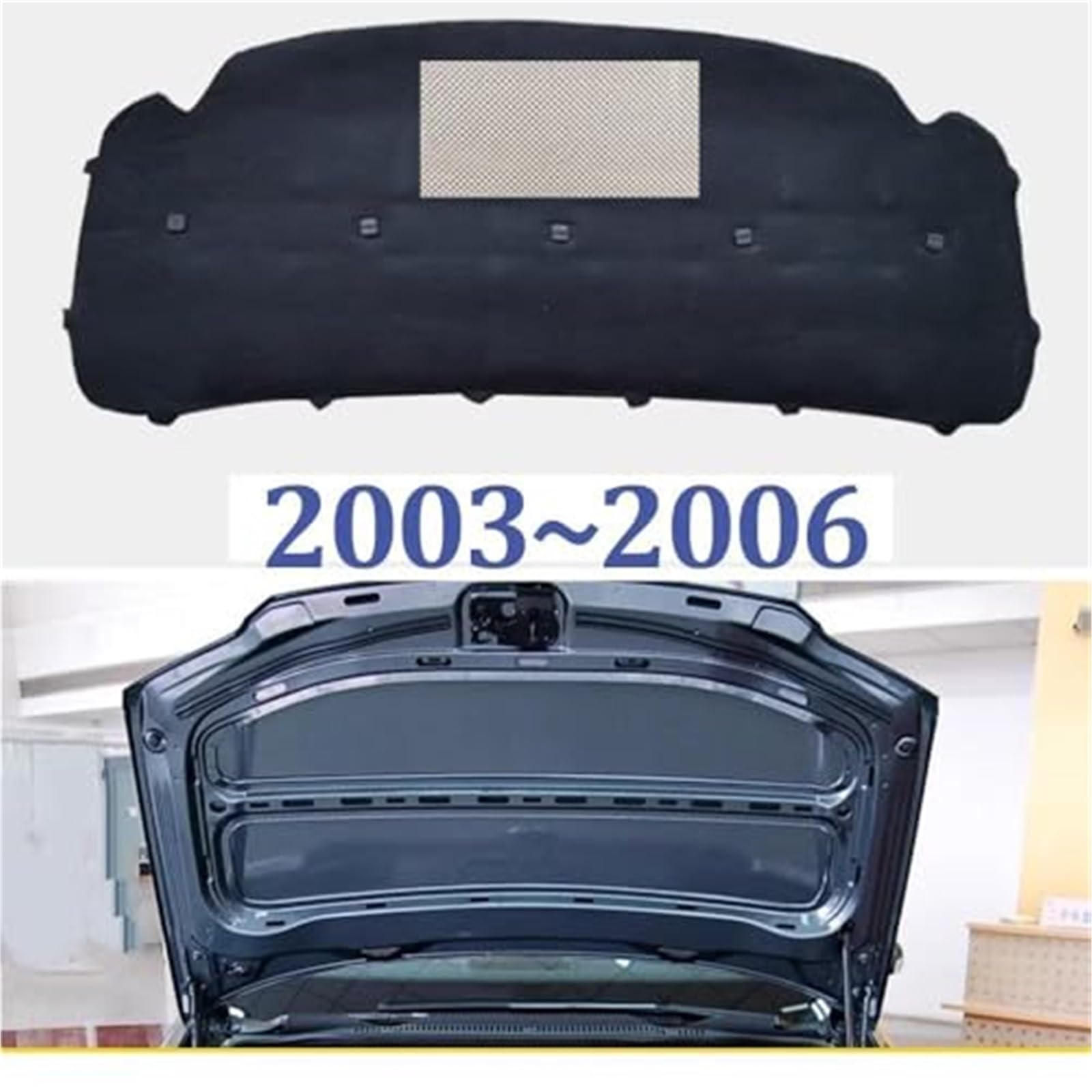 dla dla VW, dla Caddy, 2K MK3 2004-2015 Maska samochodu Silnik