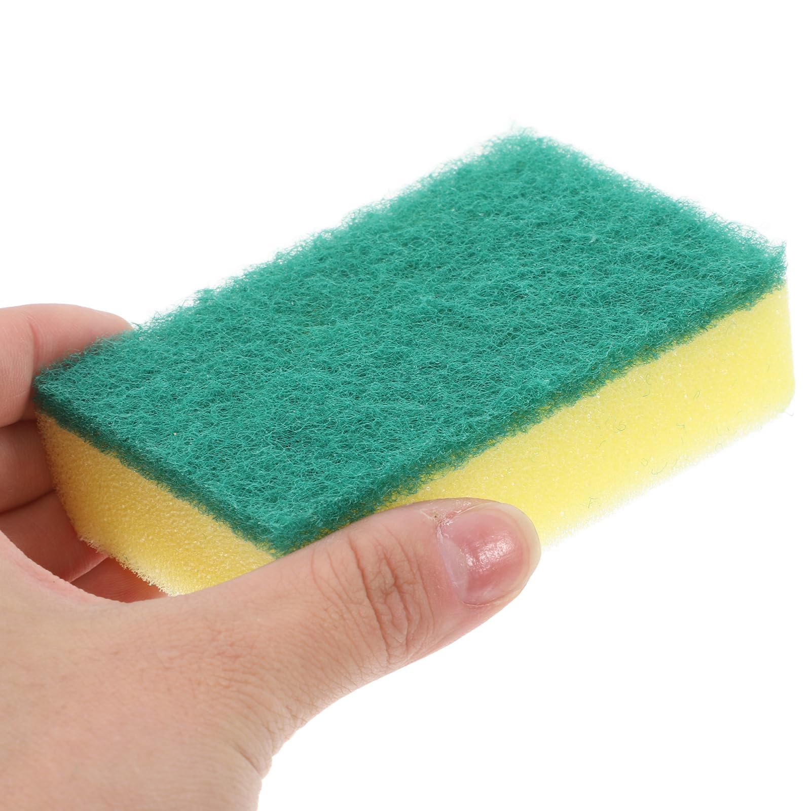 OUNONA 100 Spugne Grandi la Pulizia Resistenti in Spugna Gialla Nanotecnologia, Spugnetta per Piatti e Pentole per Uso Domestico e Cucina, Utensili da Cucina per Pulizie Efficaci