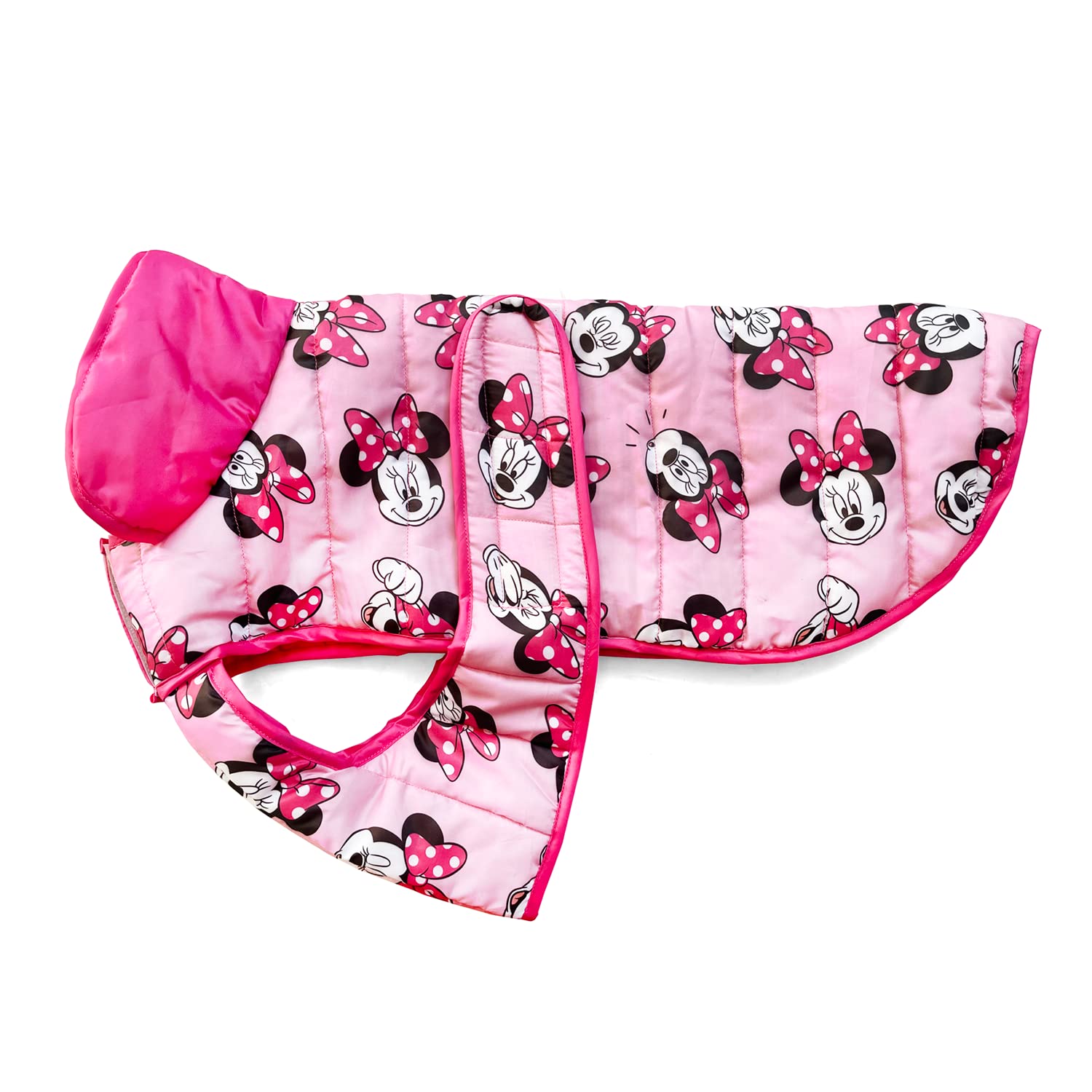 Disney Mickey Mouse and Friends Dog Jacket/Dog Winter wear/Puffer Jacket - TDIT X Disney (19, Minnie Mouse)