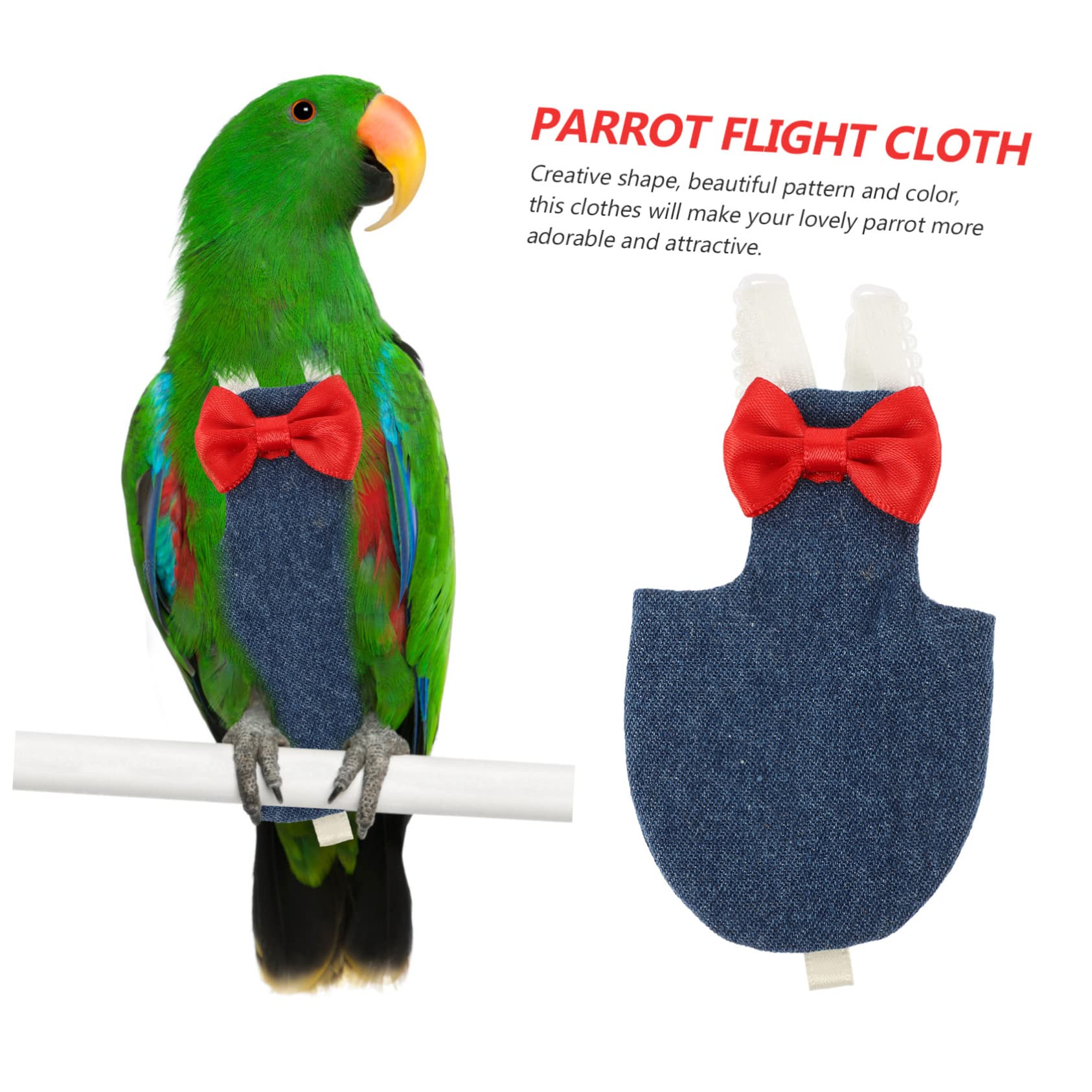 FOMIYES 5piezas Pañal De Aves Reutilizable para Aves Pequeñas Traje De Vuelo para Cockatiels y Periquitos Protección y Comodidad Exteriores