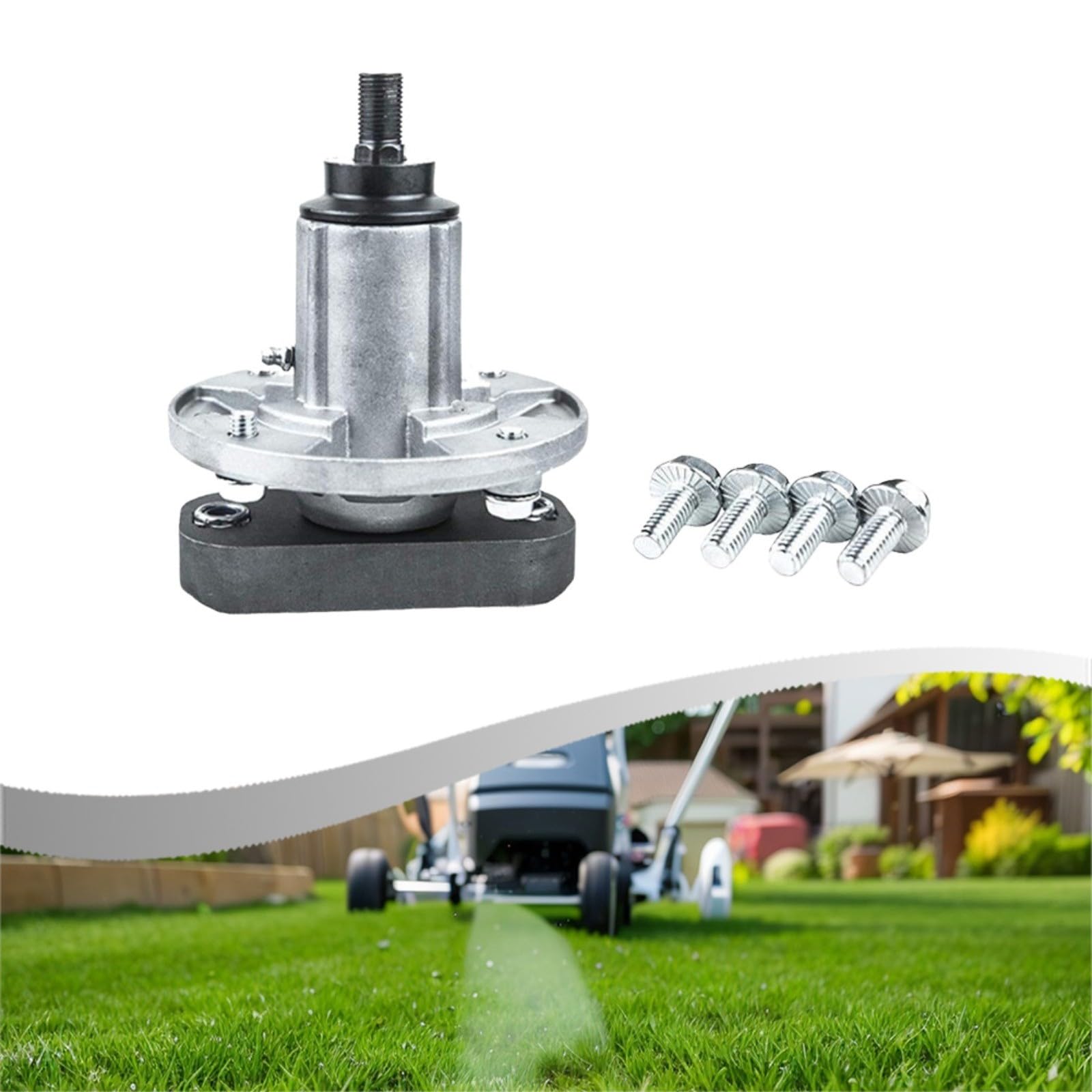 Conjunto de husillo de cortacésped para GY20050 GY20785, se adapta a SCOTTS L100 L110 L120 L130, pieza de repuesto de cubierta de 42 pulgadas 48 pulgadas para mantenimiento de tractor de jardín