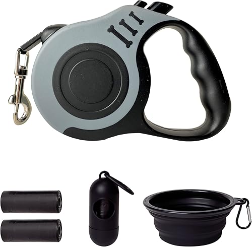 Miniatura 34 de Correa retráctil para perros pequeños y medianos, automática, telescópica, cinta para mascotas de 10/16 pies, duradera y práctica, con asa