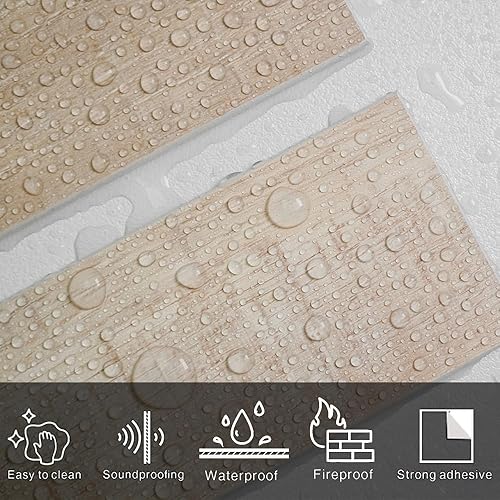 Miniatura 3 de COLAMO Swatch - Paneles rígidos de lujo para despegar y pegar, azulejos de metro de madera adhesivos para caravanas, salpicaduras de cocina, baño