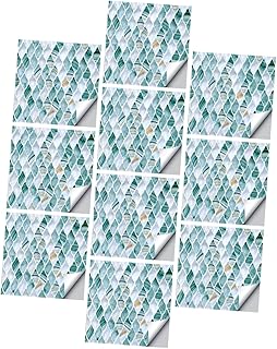 Garneck 10 Pçs Adesivos De Azulejos Decorativos Adesivos De Casamento Guarnição Do Chão Decoração De Casa Adesivos De Azulejos De Vinil Azulejos De Parede Adesivos De Azulejos Removíveis
