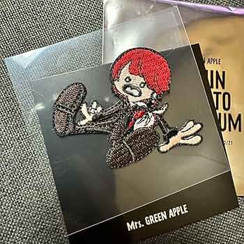 Amazon.co.jp: Mrs. GREEN APPLE ゼンジン ワッペンステッカー