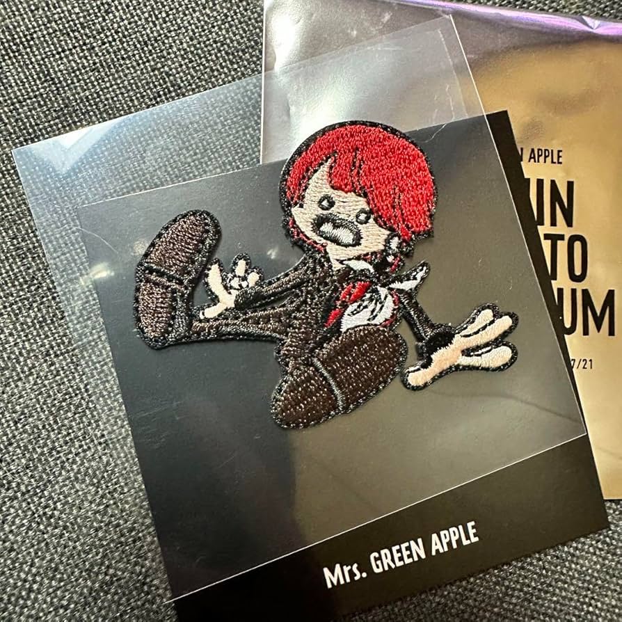 Amazon.co.jp: Mrs. GREEN APPLE ゼンジン ワッペンステッカー