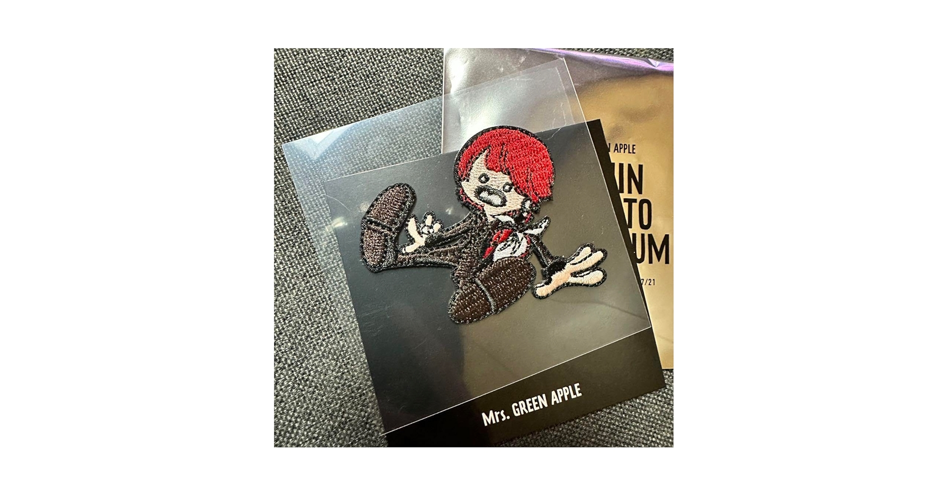 Amazon.co.jp: Mrs. GREEN APPLE ゼンジン ワッペンステッカー 大森元