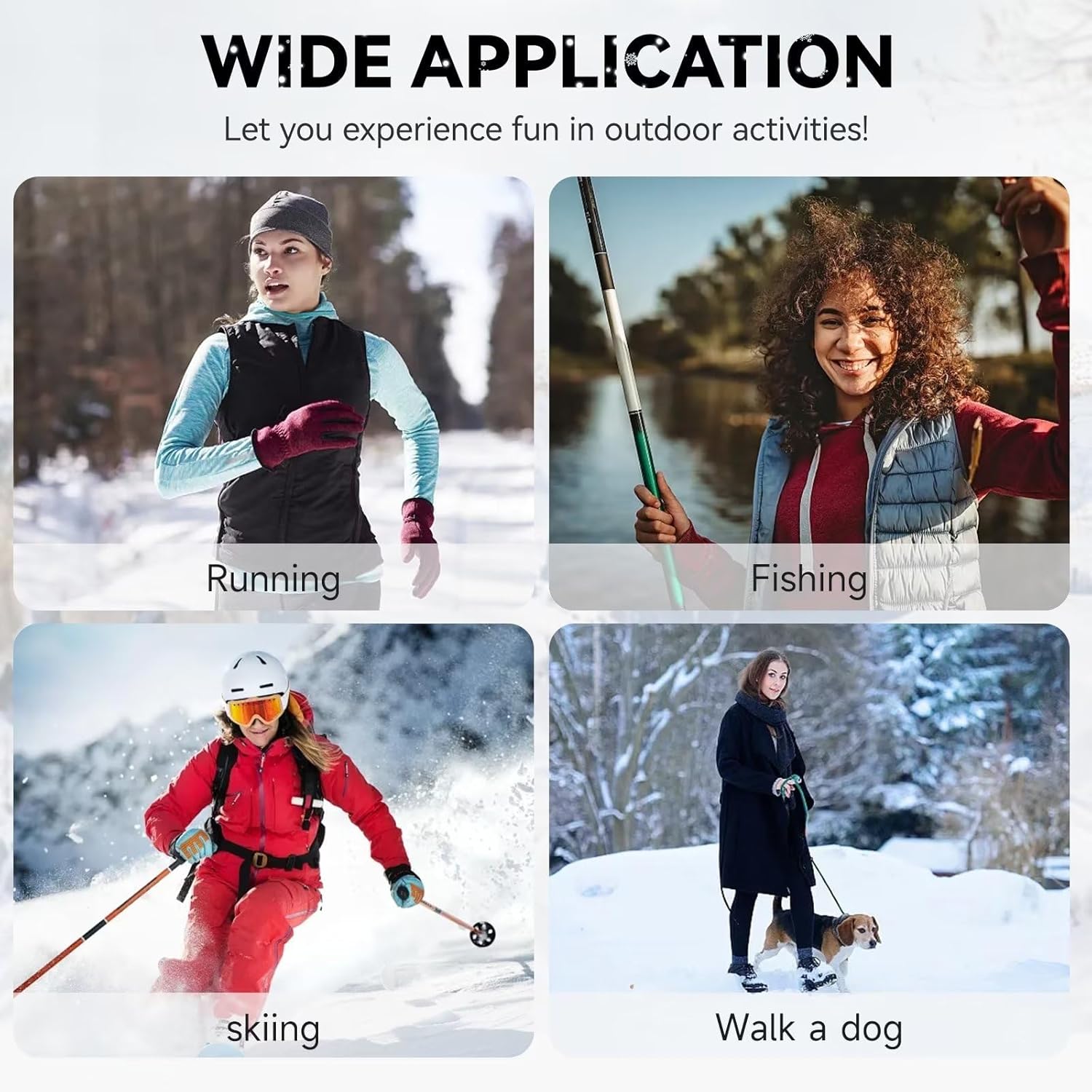 KOVNLO Heated Vest Women, (Battery Pack Not Included) Smart Controller With Lights-out, Electric Warming Heated Jackets - Image 8