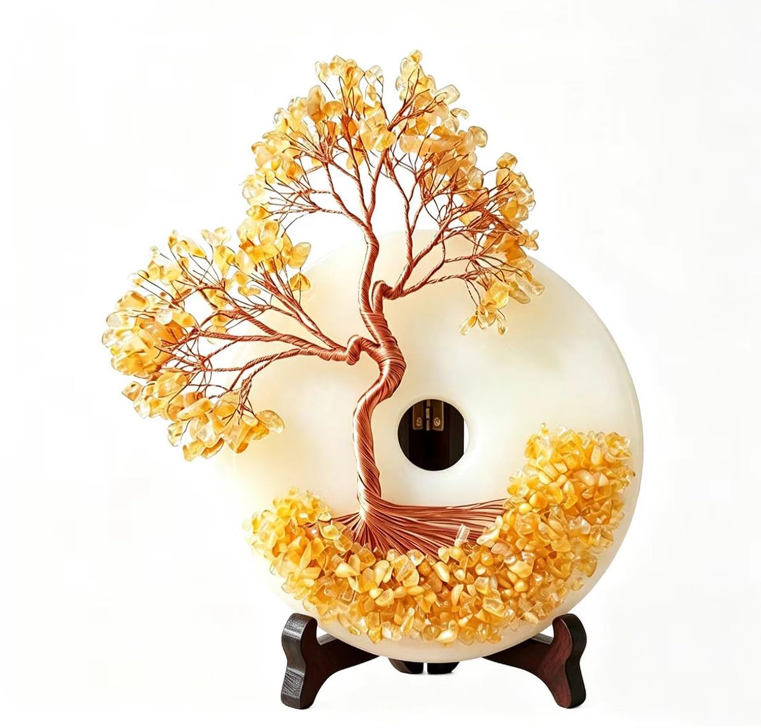 Ping An Cuzhao Wealth Tree, Crystal Wealth Tree, Feng Shui Ornament