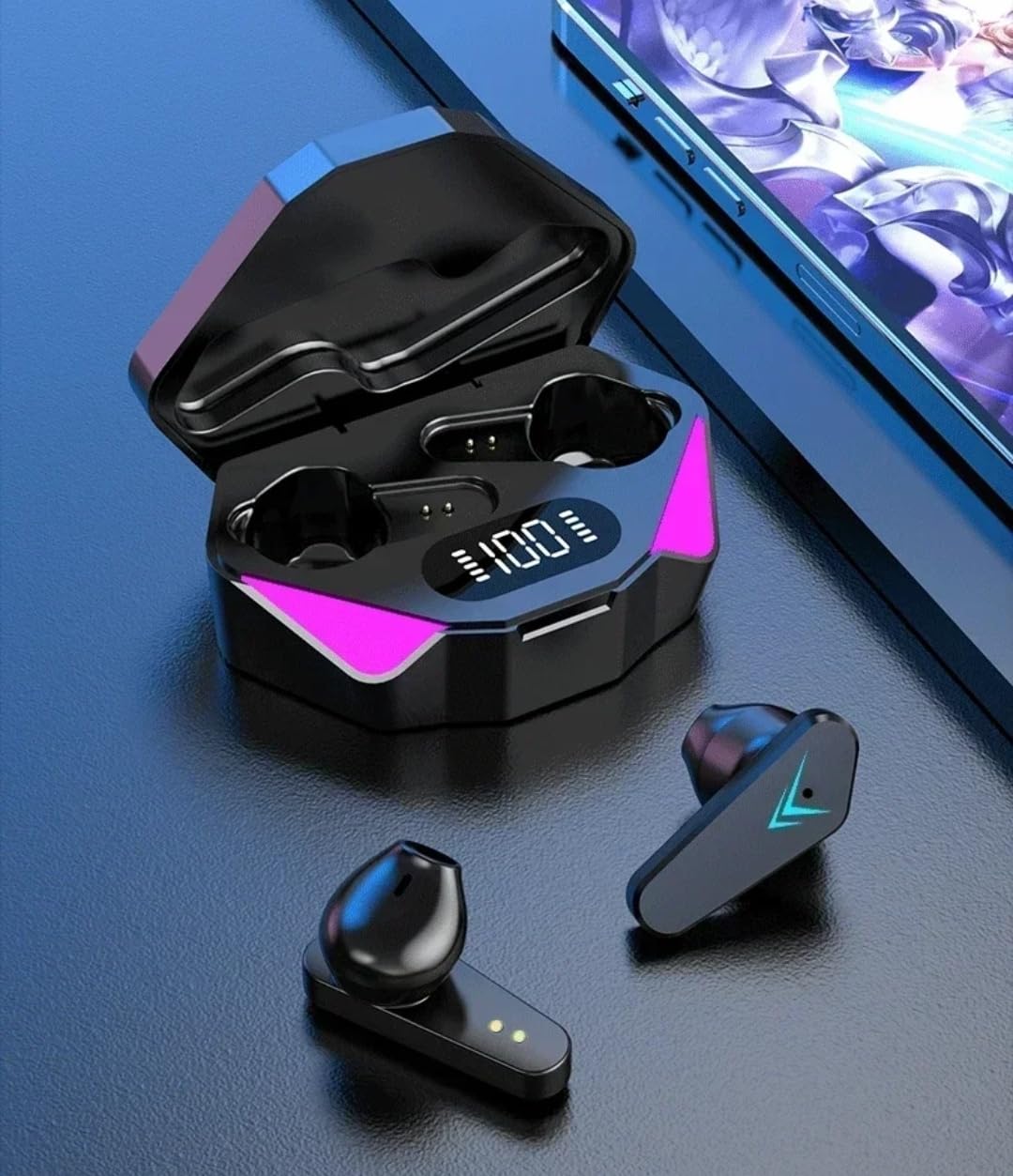 Auriculares Bluetooth X15 TWS con reducción de ruido y AI Control 5