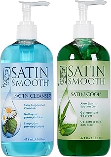 Satin Smooth Limpiador preencerado + gel de a...
