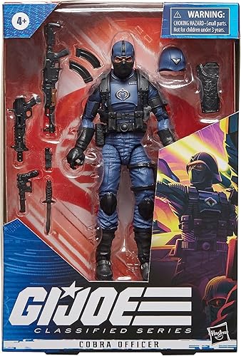 Miniatura 2 de GI Joe Classified Series Cobra Officer Figura de acción 37 Juguete coleccionable de primera calidad con múltiples accesorios de 6 pulgadas escala de