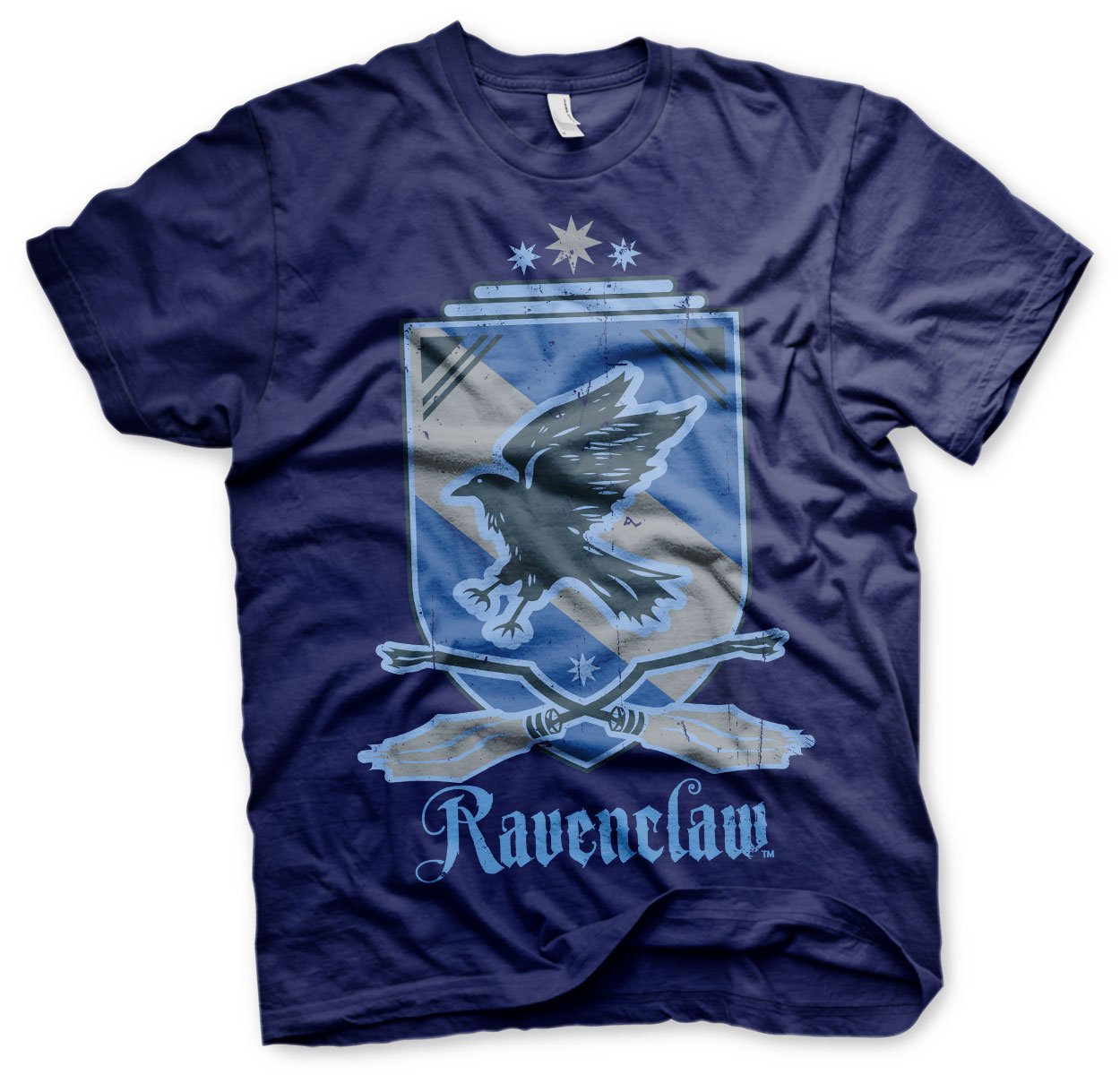 Harry Potter Officially Licensed Ravenclaw Mens T-Shirt (Navy), Medium
