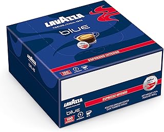 Lavazza Blue Espresso Intenso, Pack Of 100 Coffee Capsules, Compatible With Blue Machines, 0.8 Kilograms