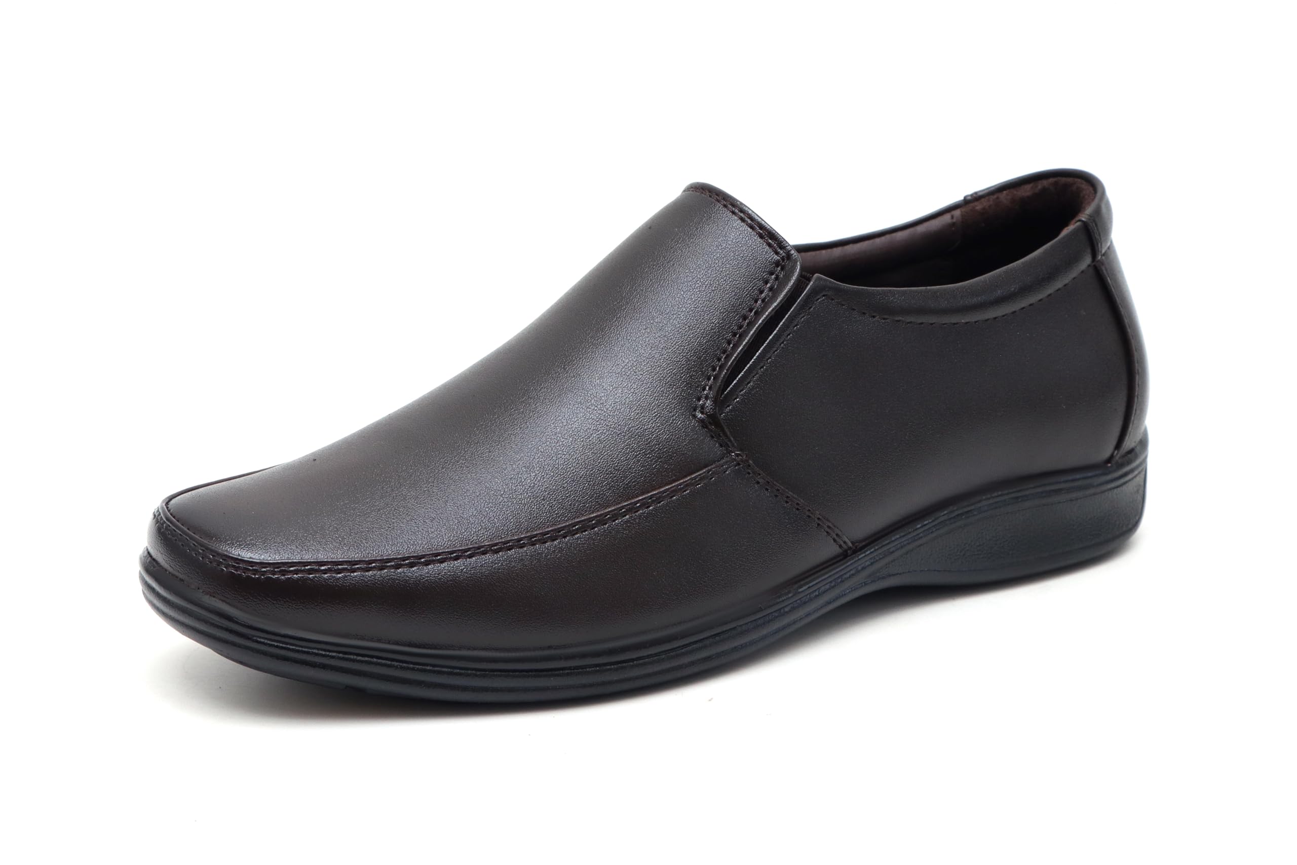 BRUTE Mens Brown Faux Leather Formal Shoes - 9 UK (B0DGXML74V) Amazon Price History, Amazon Price Tracker