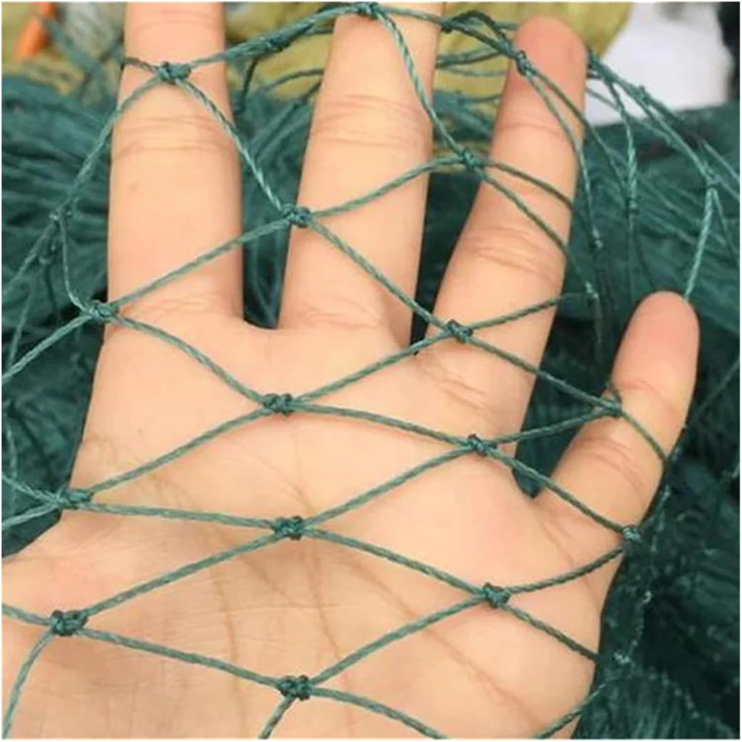 12-18 Strands Chicken and Duck Breeding Garden Net Bird Net Sheep Breeding Net Fence Net Fishing Net(12-Strands 3cm,2m x 5m)
