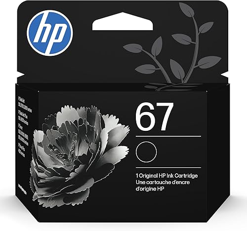 Vista 13 de HP Cartucho de tinta negro de alto rendimiento 67XL para impresoras HP Funciona con la serie de impresoras: DeskJet 1255, 2700, 4100, ENVY 6000