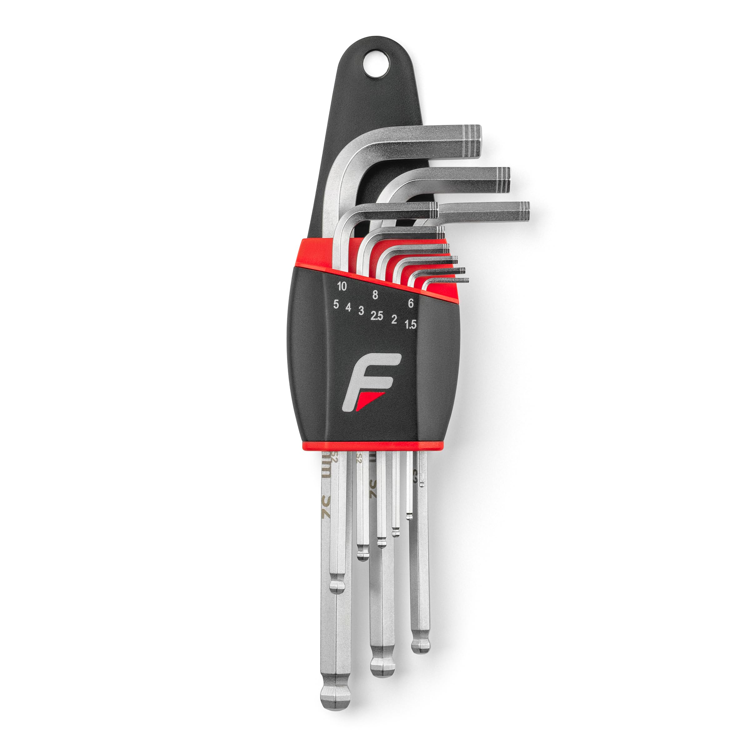 Feedback Sports | 9-Piece Metric Hex Wrench Set | Precision 1.5mm to 10mm Allen Keys for Bicycle Maintenance and Repair