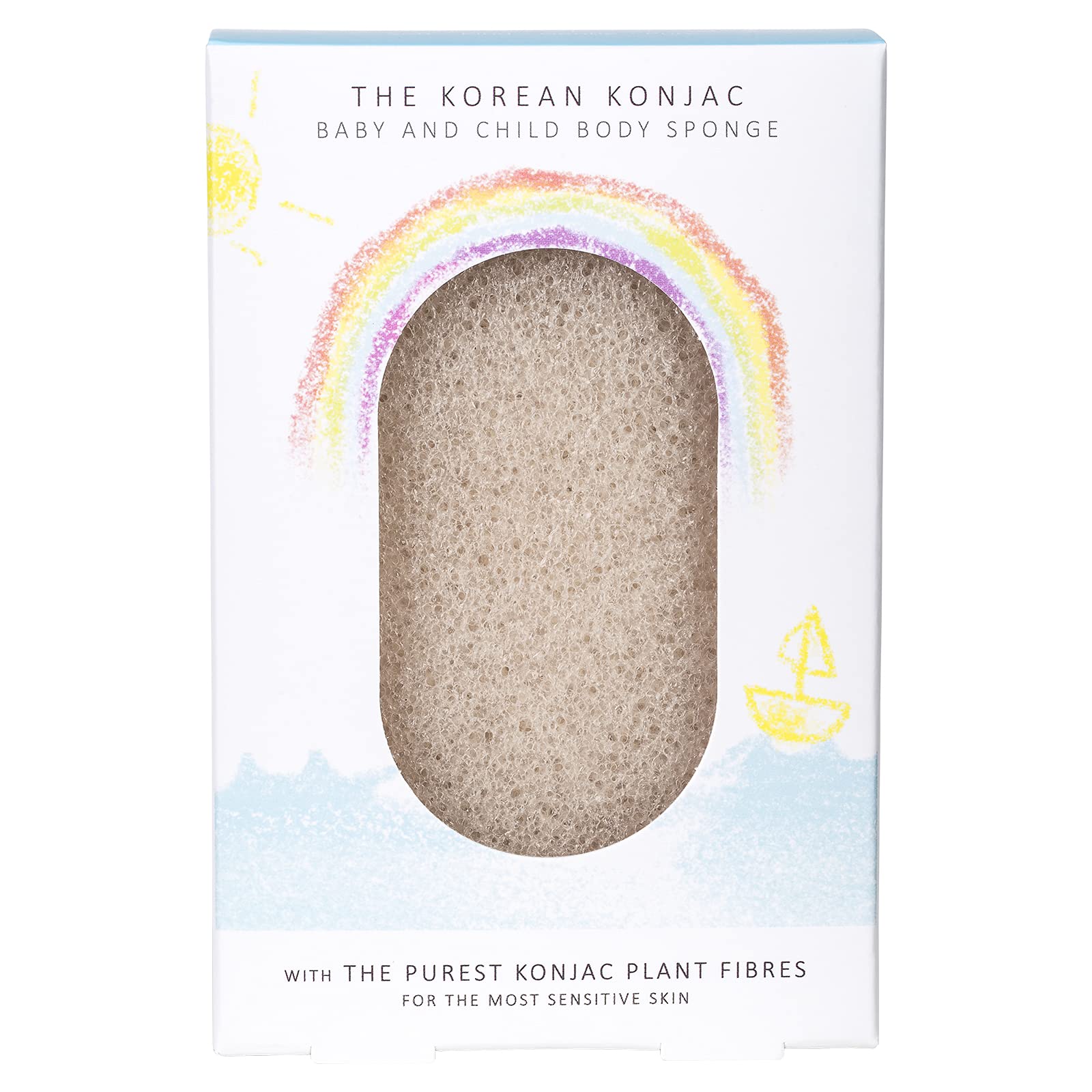 KONJAC SPONGE CO Premium Baby Bath Sponge, 1 EA