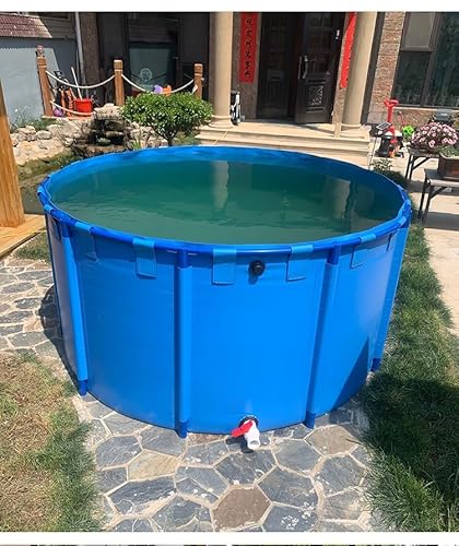 Large Pools Above Ground 24 31 39 In Deep, Outdoor Backyard Pool Set Round for Toddler/Adults/Kids Bathing Swimming, Heavy Duty PVC Frame Ground Pools(1x0.6m/39x24in-470L/124Gal)