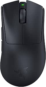 Razer DeathAdder V3 Pro - Ratón Ligero Inalámbrico Ergonómico para Deportes Electrónicos (63 Gramos, Sensor Óptico Focus Pro 30K, Interruptores de Ratón Gen-3, Hyperspeed Wireless) Negro