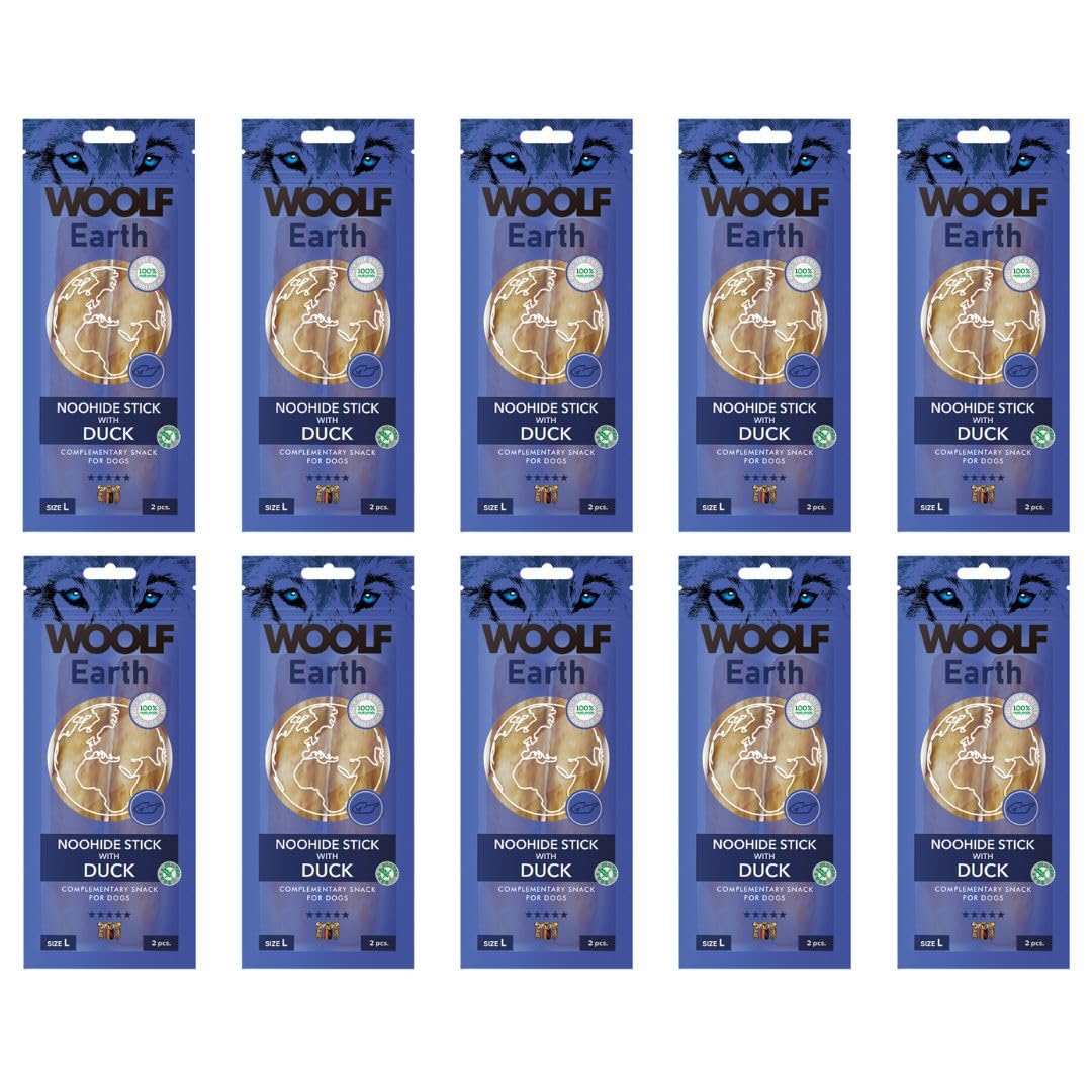 Pack 10x85g - Snacks Naturales Perros - Premios Salud Articular - Dog Treats Alta Digestibilidad - Sin Cuero Crudo Sin Cereales - Colágeno Perros Articulaciones - Proteína L Pato