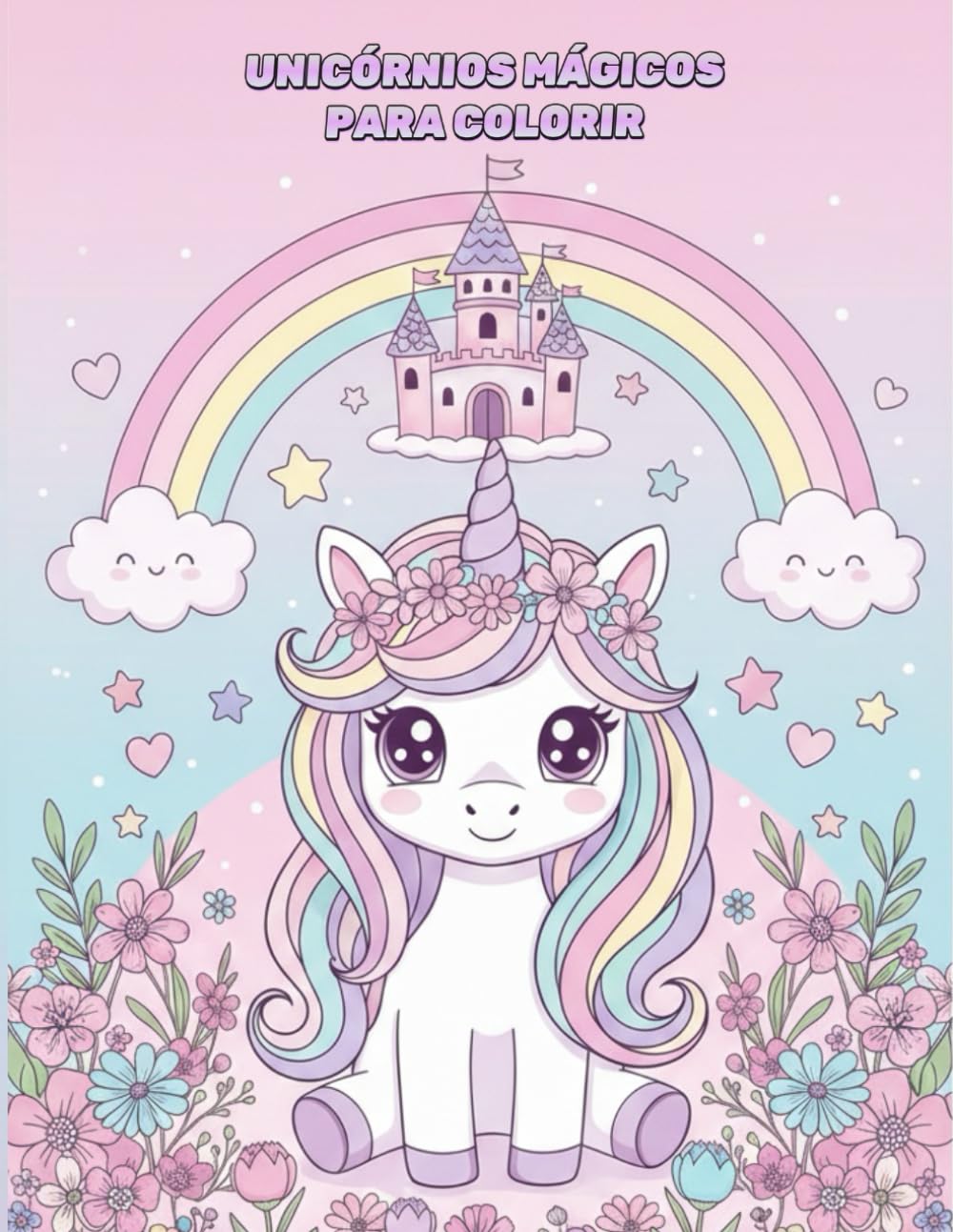 Livro de Colorir: Meu Unicórnio Mágico: Este livro é todo seu, pronto para colorir e se divertir!