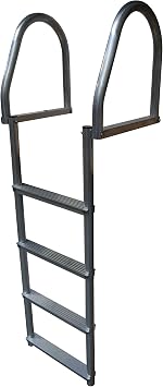 Dock Edge Dock Ladder, Flip Up, Eco Weld Free, Aluminum