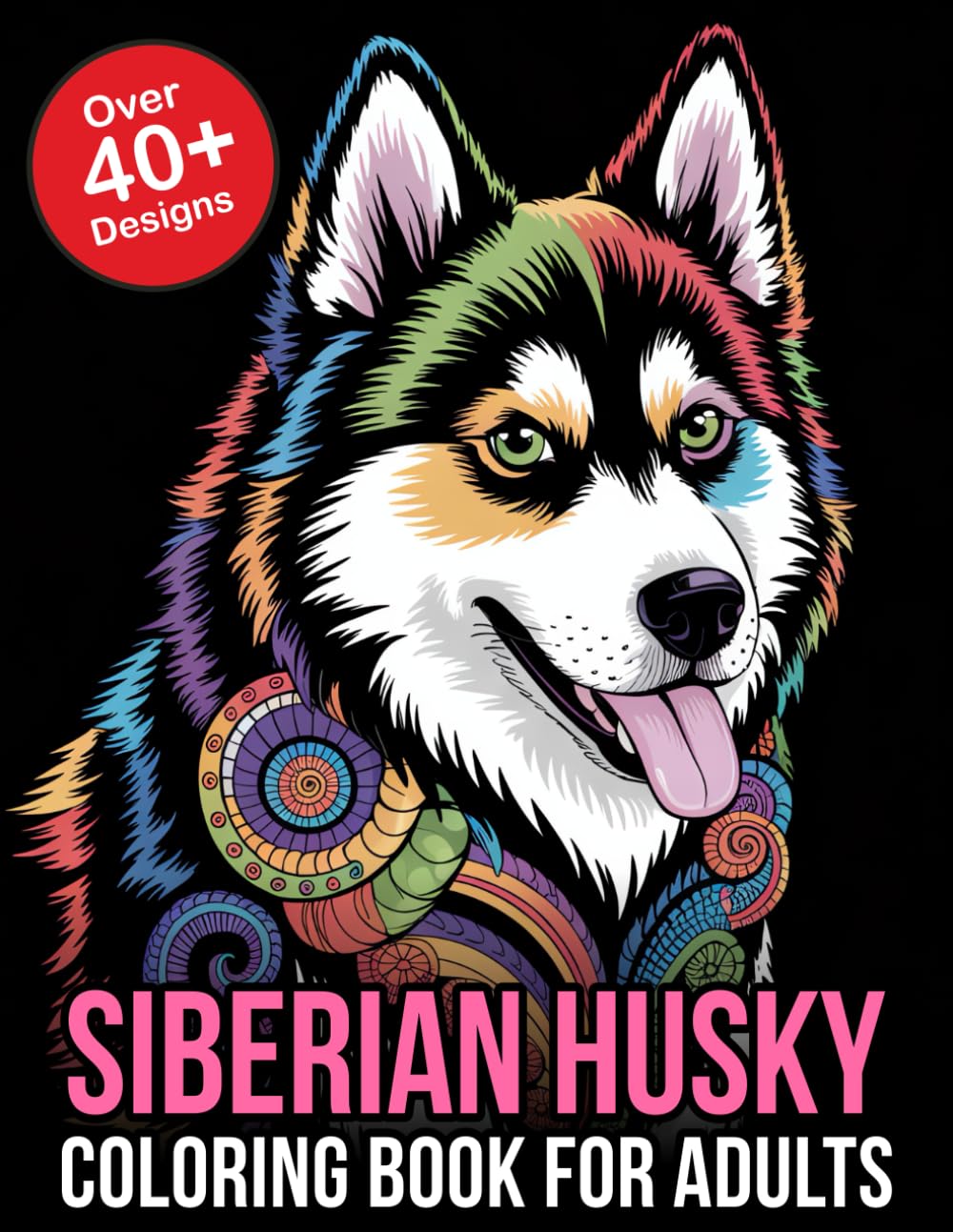 Siberian Husky Coloring Book