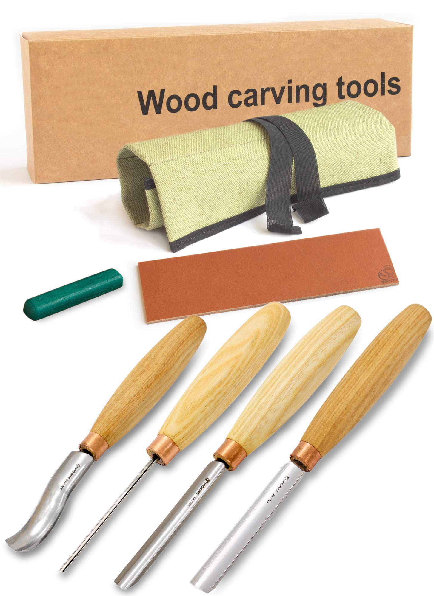 Buy BeaverCraft, Wood Carving Chisel Set SC01 Gouge Wood Carving