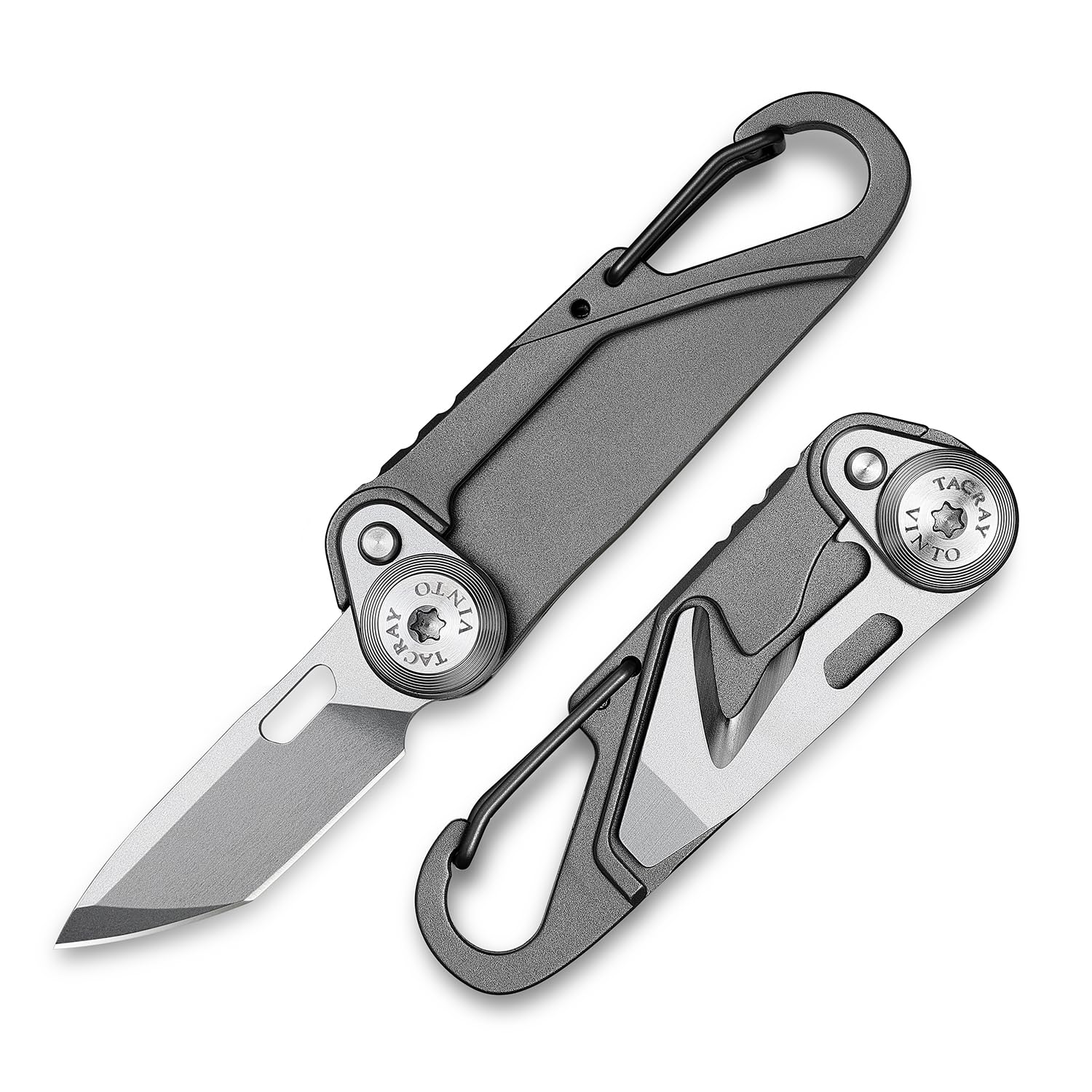 TACRAY Vinto 5-in-1 Titanium Small Pocket Knife – Ultra-Light Mini