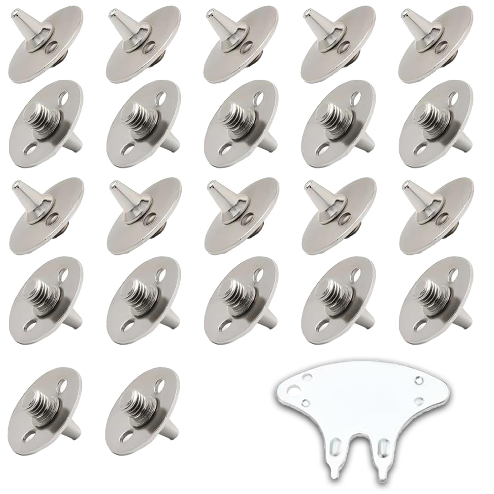 Ligynotu 22PCS Metal Cricket Spikes Replacement Screw In Studs Cleats Pins