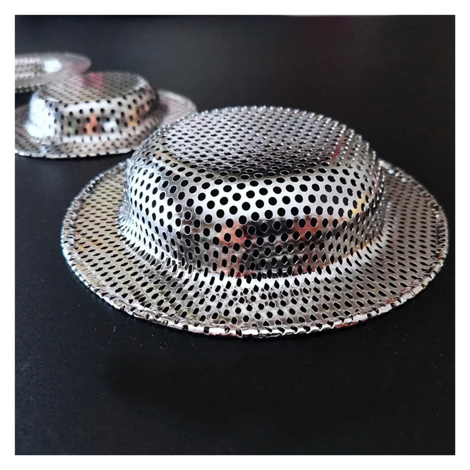 Filtre à Cheveux pour lavabo de Salle de Bain en Acier Inoxydable à Trou Complet, Drain de Sol pour évier de Cuisine, Anti-Blocage, Fournitures pour la Maison, Accessoires et Outils (S)