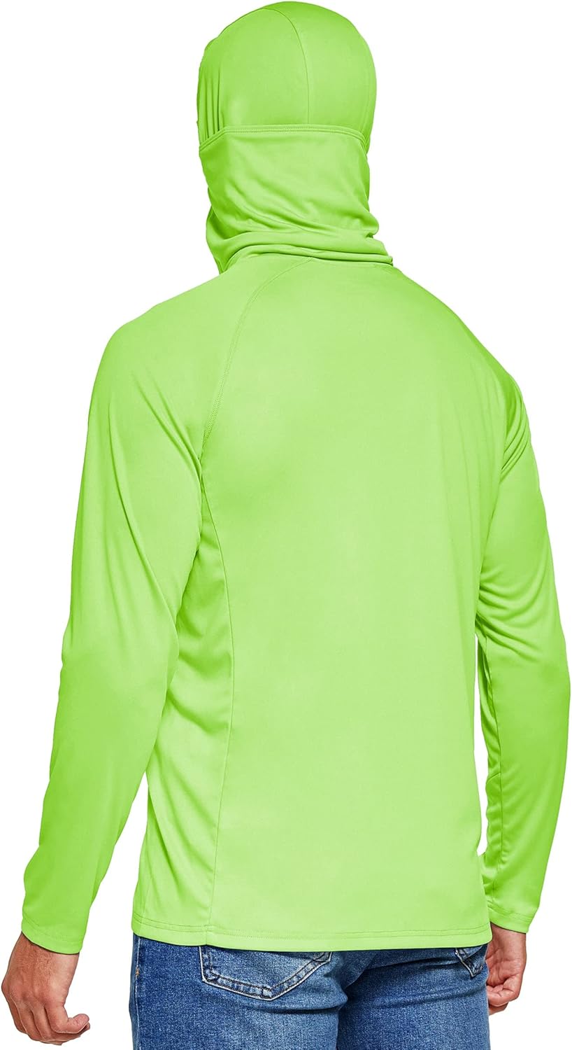 Willit Men's Sun Protection Hoodie UPF 50+ Fishing Hiking Shirt Long Sleeve SPF UV Shirt Rash Guard Lightweight
