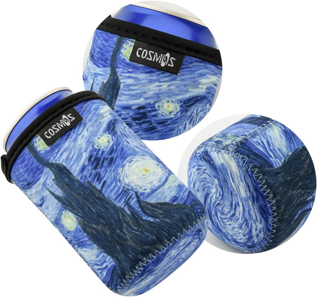 CM Soft Neoprene Standard Beverage Can Sleeves Insulators Regular Standard Can Covers for Standard 12 Fluid Ounce Drink & Beer Cans